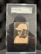 1948-49 El Indio #37 Henry Kimbro Negro League Baseball Legend