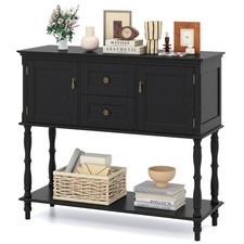 Console Table with Drawers & Storage Cabinets