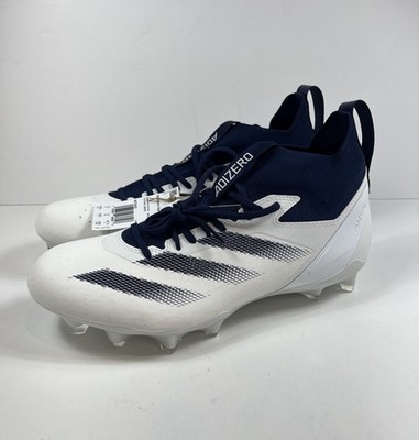 Adidas Adizero Impact+ Men s Size 12.5 Football Cleats White Navy IH7455 New