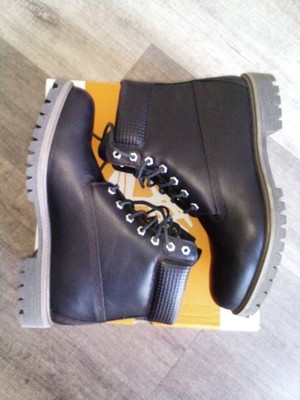New Timberland Premium 6 In Lace Waterproof Black Boots Size 12