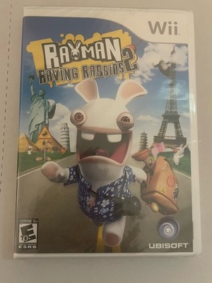 Nintendo Wii Rayman Raving Rabbids 2 - NEW - SEALED -