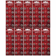 100 Pack LOOPACELL LR44 AG13 357 L1154 A76 Button-Cell 10 Count Pack of 10 