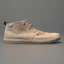 Lems Men's 11.5 Chukka Boots Light Brown Leather Casual Hiking Lace Up