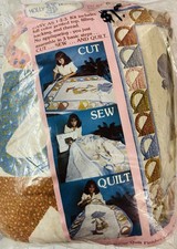 Vintage Holly Hobbie Quilt Crib Size Never Made. Rare Vintage 1972 Quilt Kit