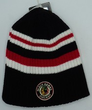 NHL Chicago Blackhawks Reebok Adult Reversible Winter Knit Hat Cap NEW