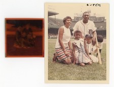 LD157-536 IKE BROWN DETROIT TIGERS ORIGINAL J.D. MCCARTHY COLOR FILM NEG & PHOTO