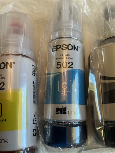 Genuine Epson 502 SET 4 ( B/C/M/Y) Bottles Ink Cartridge Free Shipping - 第 3/5 張圖片