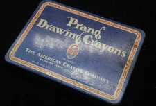 💎 Early 1900s Prang Tin – Old Faithful Art Crayons American Crayon Co