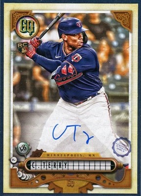 CURTIS TERRY 2022 Topps Gypsy Queen Rookie Autograph #GQA-CT Minnesota Twins RC