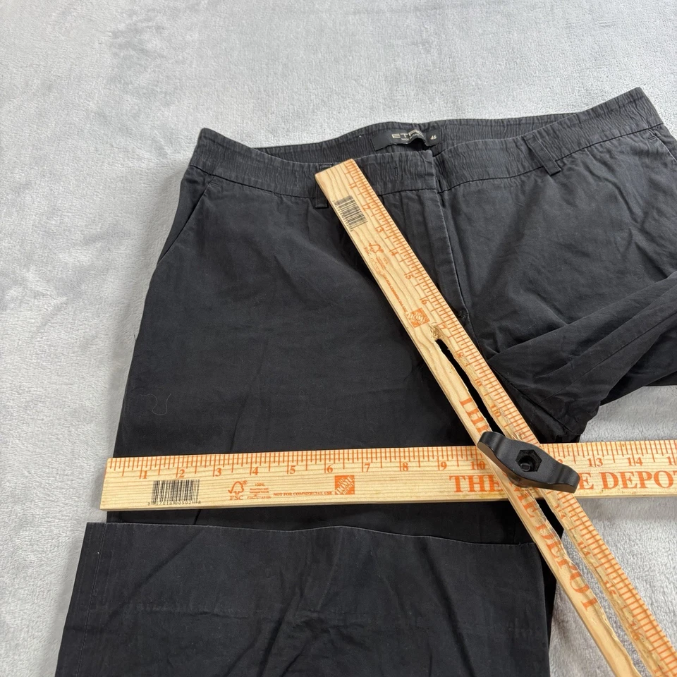 Pantalones acampanados Etro para mujer talla 46 EE. UU. 10 elásticos negros de trabajo de carrera pantalones de vestir Foto 4 de 4