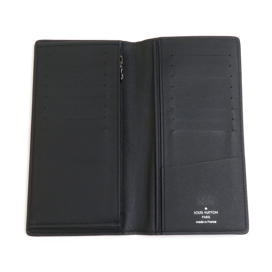 Auth LOUIS VUITTON Monogram Eclipse Brazza Long W… - image 3