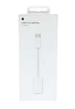 Apple Adapter USB-C to 8 Pin Connector Braided White MUQX3AM/A New