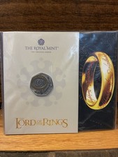 The Royal Mint Lord of the Rings The One Ring 50p 2026 Colour Coin