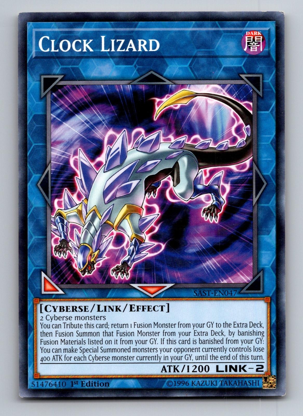 Clock Lizard SAST-EN047 Common Savage Strike Lightly Played 1st Edition