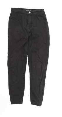 Bershka Damen schwarz Denim Skinny Jeans Größe 8 L28 in