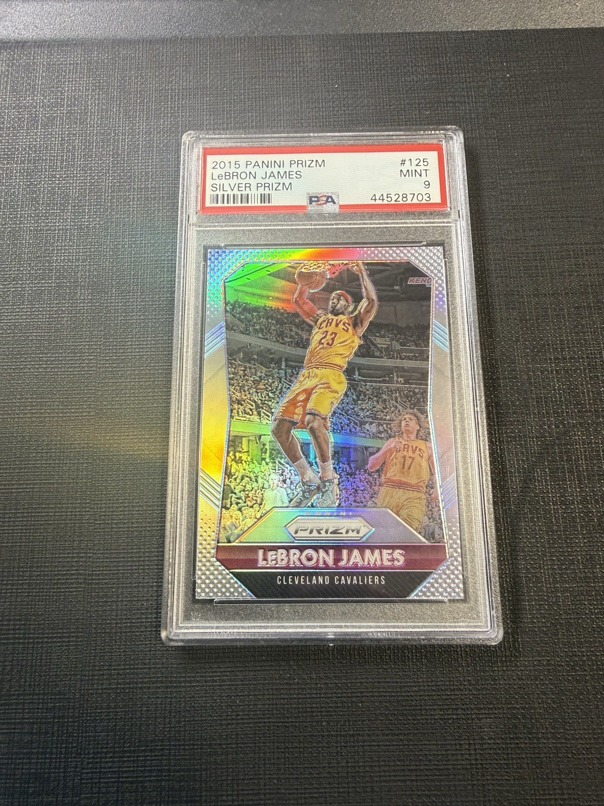 2015 Prizm LeBron James Silver PSA 9