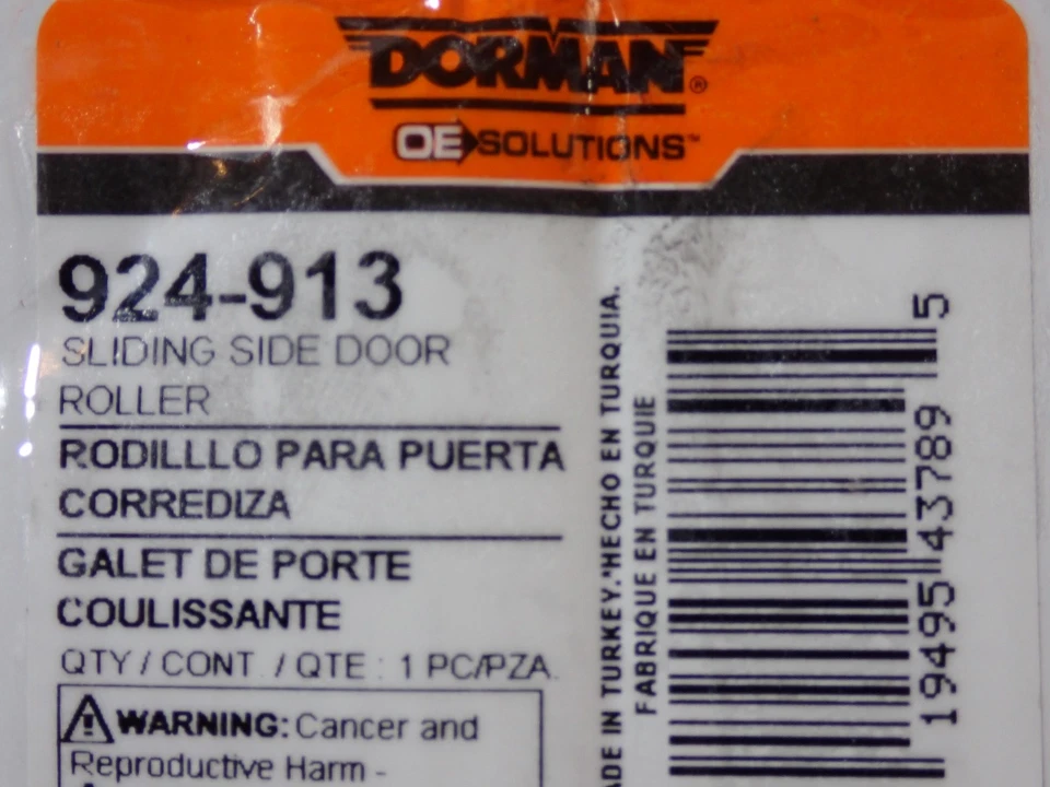 Dorman 924-913 Sliding Door Roller for Dodge Grand Caravan 01-07 Foto 4 de 4