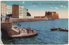 NAPOLI - VIA PARTENOPE E CASTEL DELL'OVO - F.P. NON V.