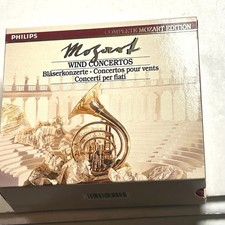 Mozart Wind Concertos 5 CD Box Set Classical Philips Complete Mozart