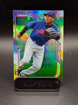 2014 Topps Finest Jose Ramirez Green /199 Refractor RC #81 Cleveland Guardians