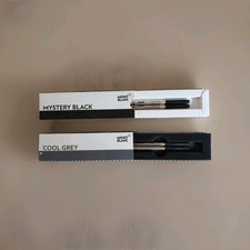 New Mont Blanc Rollerball Pen Refill Medium Fine Black  Charcoal Ink Cartridge