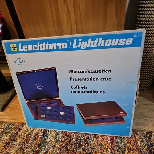 Lighthouse Presentation Case  for 30 10 € coins or 38mm coins
