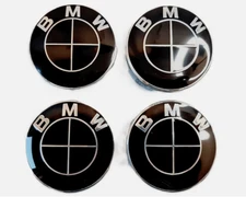 4 pcs Wheel Center Logo Caps 56mm BMW (For: BMW)
