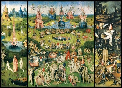 ジグソーパズル　ヘレン・ポール　イングリッシュガーデン　未開封　1000P Eurographics Garden of Earthly Delights Heironymus Bosch 1000pc