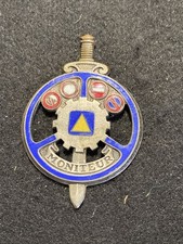 Insigne Brevet de moniteur auto-école de l'armée de terre Drago Sans Attache