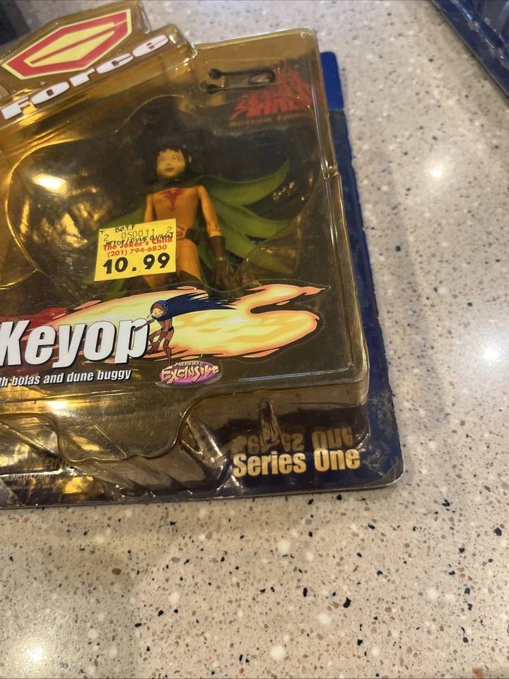 Figura de acción G Force, Battle of the Planets, Keyop, Serie Uno, nueva en paquete. Foto 3 de 4