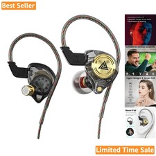 AK3FILE Wired Earbuds - Ergonomic HiFi Earphones with Active Noise Cancellation