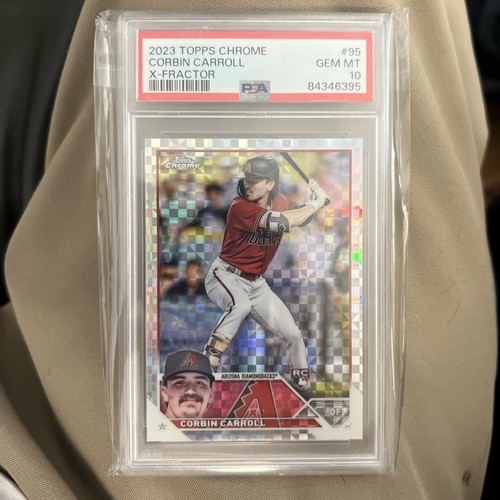 2023 Topps Chrome - Corbin Carroll #95 X-Fractor (RC) Psa 10