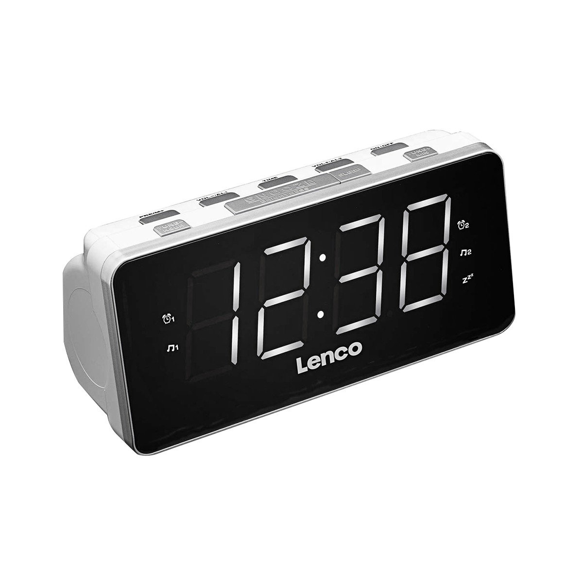Radio-réveil PLL FM Lenco grand écran pour embellir vos matins dans la chambre