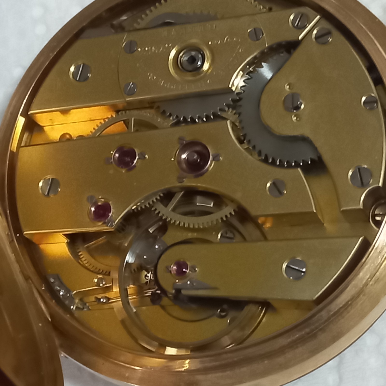 RARE PATEK PHILIPPE, DIRECT IMPULSE SPRING DETENT ESCAPEMENT POCKET CHRONOMETER. image 5