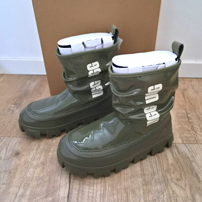 UGG Classic Brellah Mini Damen Gummistiefel gefüttert Grün EU 37 US 6