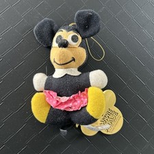 Vintage Walt Disney Productions Minnie Mouse 4" Plush