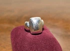 ESPO Joseph Esposito 925 Sterling Silver Vintage Modernist Oxidized Ring Size 6