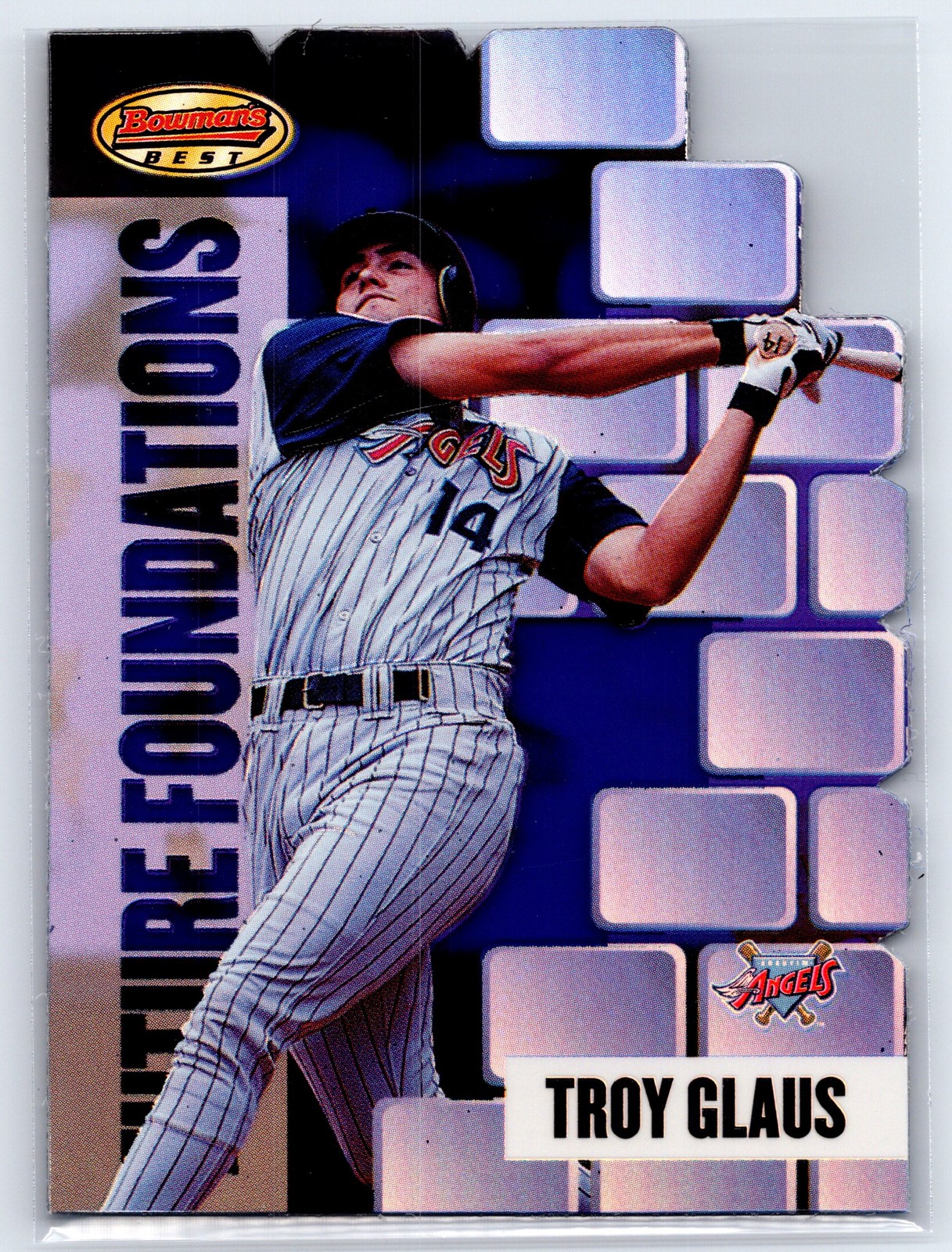 1999 Bowman's Best #FF2 Troy Glaus Future Foundations Mach III Refractor /500