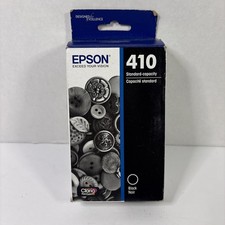 Epson 410 Black Ink Cartridge Standard Capacity T410020 Claria Premium Ink NEW