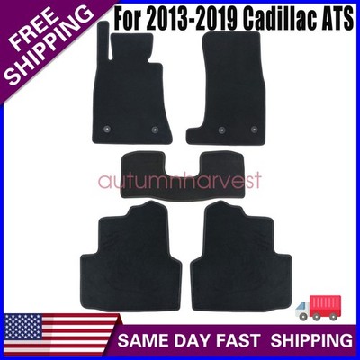 Fits 2013 2014 2015 2016 2017 2018 2019 Cadillac ATS Floor Mats Carpet Velour