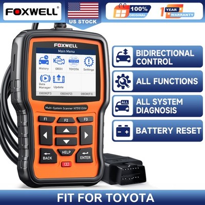 FOXWELL NT510 Elite for Toyota Bidirectional Scanner All System Diagnostic Tool
