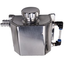 1L Oil Catch Can Tank Coolant Water Expansion Tank Aluminium Alloy Overflow