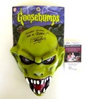 Tim Jacobus Signed Haunted Mask Autographed, Goosebumps, Beware, Scare, JSA COA — photo 1
