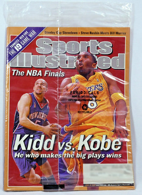 June 2002 Sports Illustrated: Kobe Bryant Lakers vs Jason Kidd Nets NBA Finals