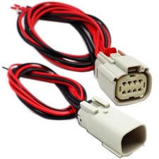 8-PIN Female and Male LED Headlights Connector Compatible with Dodge Durango