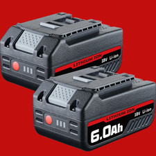 2PACK 18V Li-ion 6.0Ah Battery For Bosch GBA BAT609 BAT610 BAT618 17618 25618-01