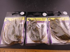 3 Queen Tackle Tungsten Bass Rattle Jig 1/2 oz Royal Tungsten Series Green Pumpk