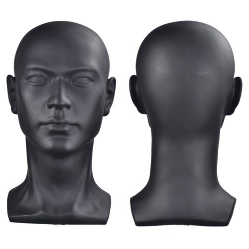 Mannequin Head Male Professional Cosmetology Manikin Head for Display Wigs Gl...
