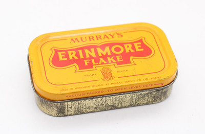 Murray's Erinmore Flake Blechdose Metalldose ohne Inhalt Vintage alt 9,5 x 5,5