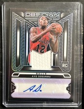 2021 Obsidian Ayo Dosunmu #RJI-AYO Jersey Ink Electric Purple /35 MEM Auto RC